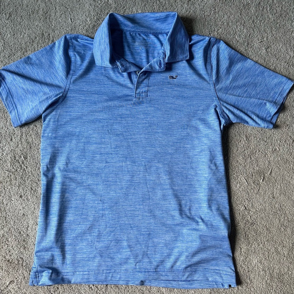 Vineyard Vines Blue Performance Polo shirt - Picture 2 of 3